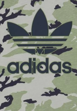 Adidas Originals TEE UNISEX - Print T-shirt - Orbit Grey/magic Lime/shadow Navy -Adidas Originals Shop 008129babc074e3fa1446c4d46502eed