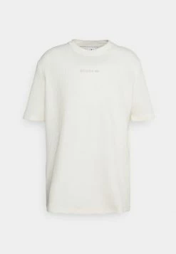 Adidas Originals WAFFLE TEE UNISEX - Print T-shirt - Chalk White