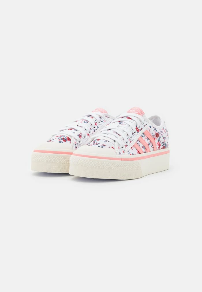 Adidas Originals NIZZA PLATFORM - Trainers - Footwear White/glory Pink/off White 3 Adidas Originals NIZZA PLATFORM - Trainers - Footwear White/glory Pink/off White - Image 3