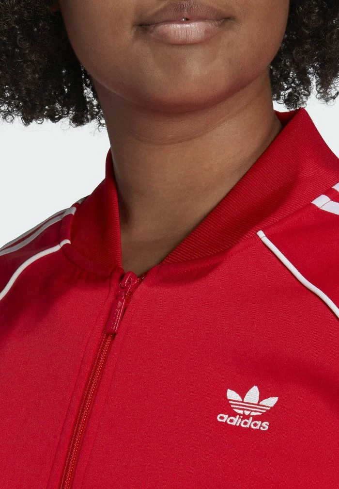 Adidas Originals Zip-up Sweatshirt - Red 3 Adidas Originals Zip-up Sweatshirt - Red - Image 3