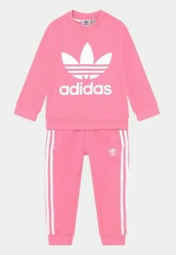 Adidas Originals CREW UNISEX SET - Tracksuit - Bliss Pink