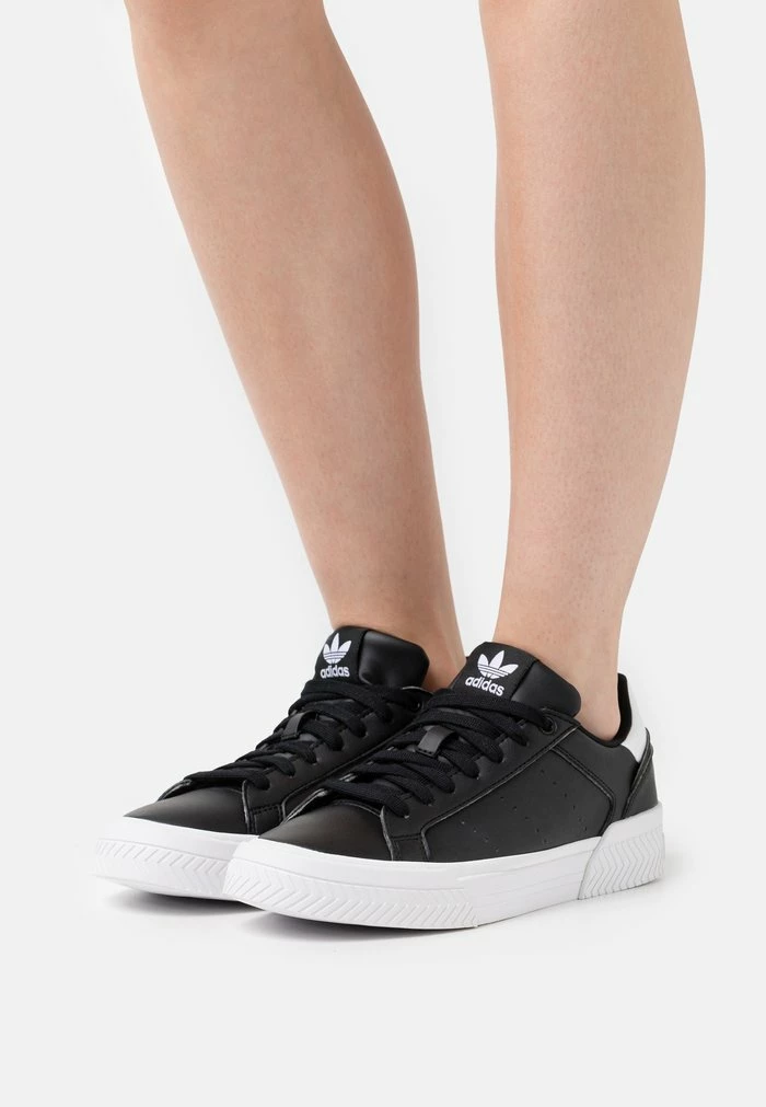 Adidas Originals COURT TOURINO - Trainers - Core Black/footwear White 1 Adidas Originals COURT TOURINO - Trainers - Core Black/footwear White