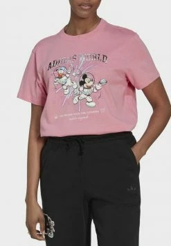 Adidas Originals GRAPHIC TEE - Print T-shirt - Pink -Adidas Originals Shop 01973462ab3c4b99b03cbd2fd402a866