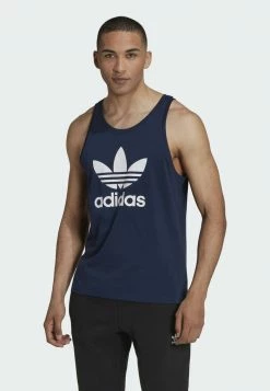 Adidas Originals TREFOIL - Top - Blue