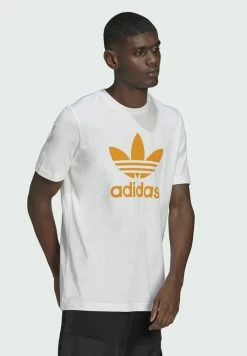 Adidas Originals TREFOIL UNISEX - Print T-shirt - White -Adidas Originals Shop 029a17e12efa4cd1917aee74ceb28e46