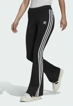Adidas Originals FLARED PANTS - Leggings - Trousers - Black