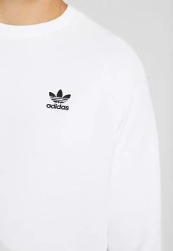 Adidas Originals ESSENTIAL CREW - Sweatshirt - White/black -Adidas Originals Shop 02b51a79c86c43cf987e0f2e1284ce8b