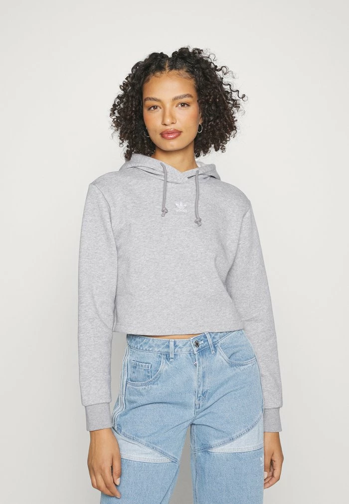 Adidas Originals HOODIE - Hoodie - Grey Heather 1 Adidas Originals HOODIE - Hoodie - Grey Heather