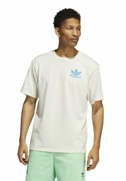 Adidas Originals HAPPY EARTH - Print T-shirt - Offwhite -Adidas Originals Shop 0379aed865f24922aaf678f85085cf8f