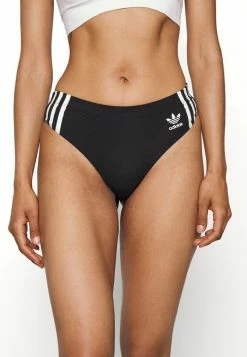 Adidas Originals WIDE SIDE THONG 2 PACK - Thong - Black/bluebird -Adidas Originals Shop 03f61f70205b437fa618c9e4b01aa0a2