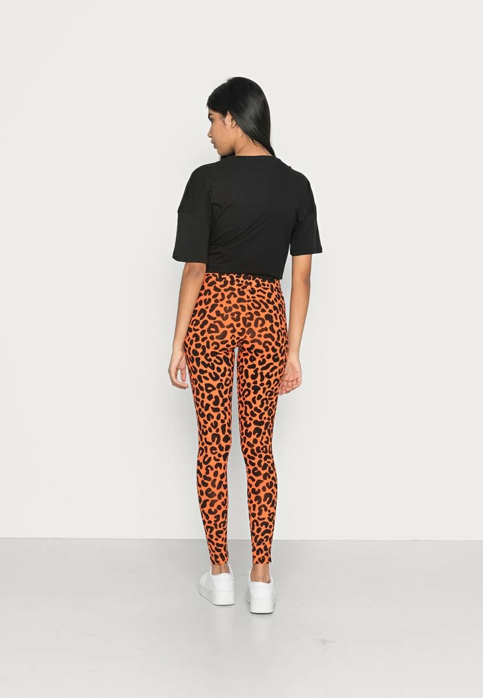 Adidas Originals RICH MNISI - Leggings - Trousers - True Orange/black 3 Adidas Originals RICH MNISI - Leggings - Trousers - True Orange/black - Image 3