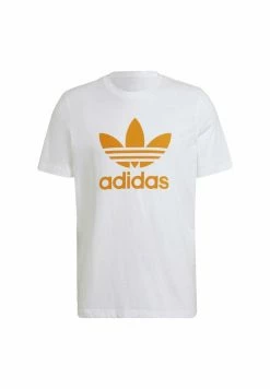 Adidas Originals TREFOIL UNISEX - Print T-shirt - White -Adidas Originals Shop 0488d39ef1d64c9e86aaa1fe8eb9aa5c
