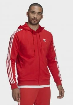 Adidas Originals Zip-up Sweatshirt - Red