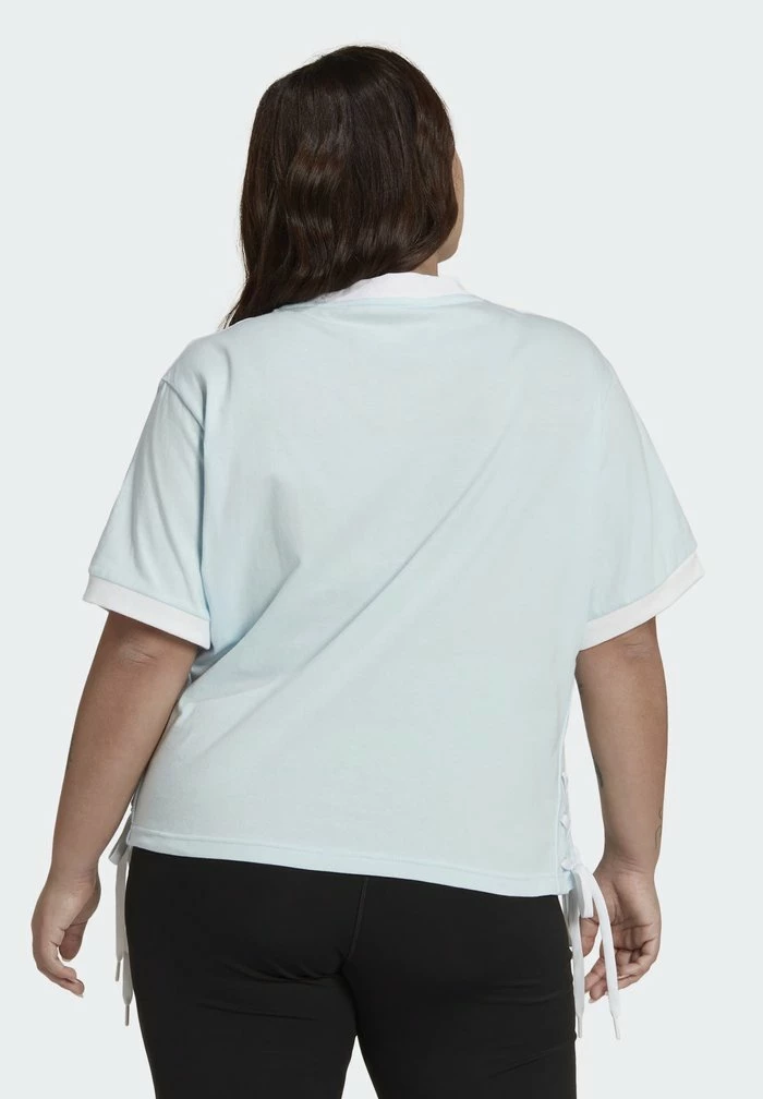 Adidas Originals ALWAYS ORIGINAL LACED PLUS SIZE - Basic T-shirt - Almost Blue 2 Adidas Originals ALWAYS ORIGINAL LACED PLUS SIZE - Basic T-shirt - Almost Blue - Image 2