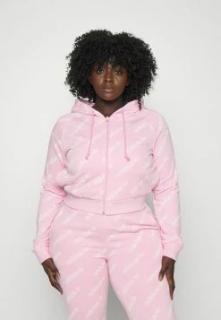 Adidas Originals CROPPED MONO - Zip-up Sweatshirt - True Pink -Adidas Originals Shop 06b5f8a2f1d7485581cc070e6994c26a