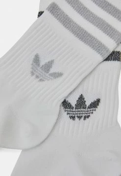 Adidas Originals MID CUT UNISEX 2 PACK - Socks - White/grey/black -Adidas Originals Shop 06c3f967c40d4baf938e69b3679c2d80