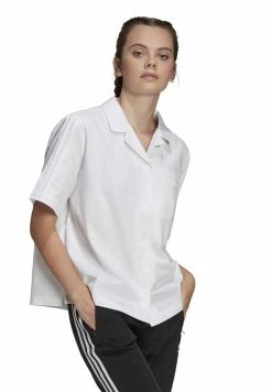Adidas Originals Button-down Blouse - White -Adidas Originals Shop 077a080f075a48beb4d908e0b494c5fe