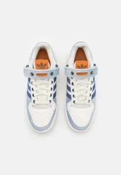 Adidas Originals FORUM LOW UNISEX - Trainers - Chalk White/legacy Blue/cream White -Adidas Originals Shop 078b1dd453d8479eb1fa96ecb07d2192