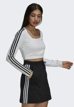 Adidas Originals LONG SLEEVE - Long Sleeved Top - White -Adidas Originals Shop 0889598a56ed44739c1d3c6c317acc67