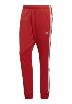 Adidas Originals ADICOLOR CLASSICS SUPERSTAR - Tracksuit Bottoms - Red -Adidas Originals Shop 0889dc9c4cba4f01a8800743af5413f7