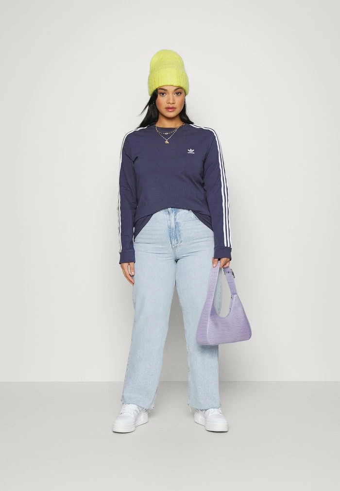 Adidas Originals LONGSLEEVE - Long Sleeved Top - Shadow Navy 2 Adidas Originals LONGSLEEVE - Long Sleeved Top - Shadow Navy - Image 2