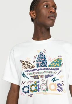 Adidas Originals LOVEUNI TREF TE UNISEX - Print T-shirt - White/multicolor -Adidas Originals Shop 0a9f3e385f0c4cc5842669fe8b4bbf59