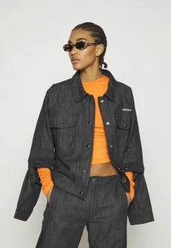 Adidas Originals TRACKTOP - Denim Jacket - Black