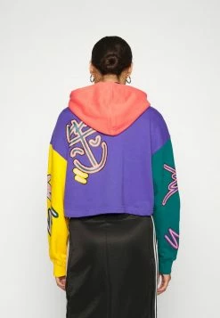 Adidas Originals LOVEUNI CROP - Sweatshirt - Purple/multicolor -Adidas Originals Shop 0b84cb01157341ab87d45e2e6753f7d3