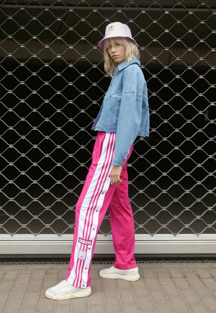 Adidas Originals ADICOLOR CLASSICS ADIBREAK - Tracksuit Bottoms - Real Magenta 1 Adidas Originals ADICOLOR CLASSICS ADIBREAK - Tracksuit Bottoms - Real Magenta