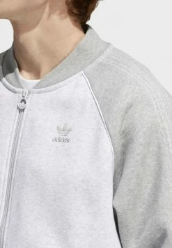 Adidas Originals Bomber Jacket - Grey -Adidas Originals Shop 0bc1d589b05f478ba6f9b35df2074a9d