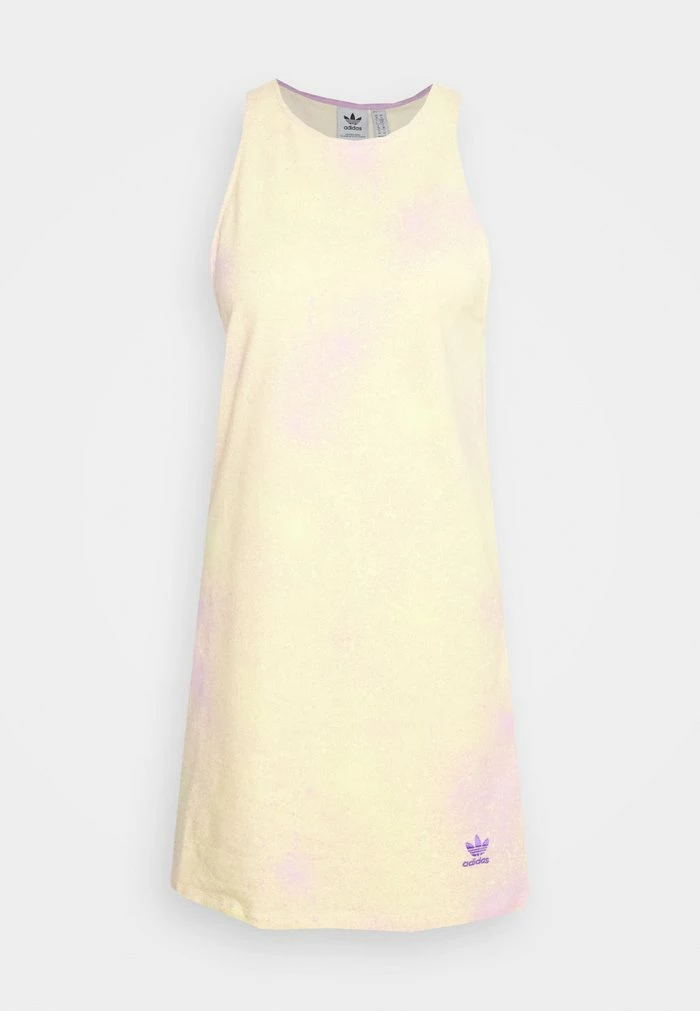 Adidas Originals TANK DRESS - Jersey Dress - Bliss Lilac/almost Yellow 4 Adidas Originals TANK DRESS - Jersey Dress - Bliss Lilac/almost Yellow - Image 4