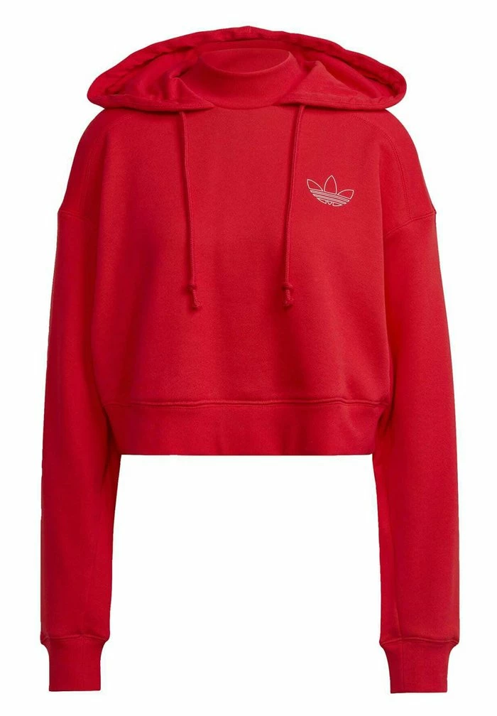 Adidas Originals Hoodie - Red 6 Adidas Originals Hoodie - Red - Image 6