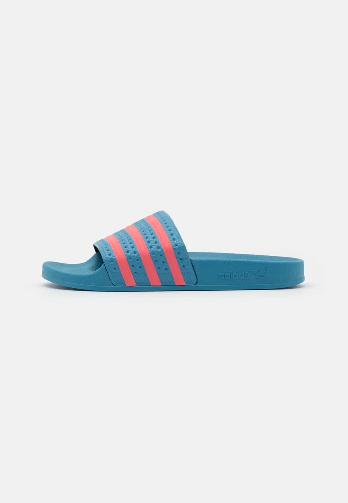Adidas Originals ADILETTE - Pool Slides - Hazy Blue/hazy Rose 2 Adidas Originals ADILETTE - Pool Slides - Hazy Blue/hazy Rose - Image 2