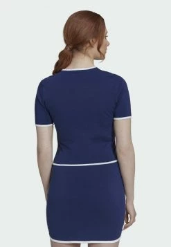 Adidas Originals CROP WITH BINDING DETAILS - Print T-shirt - Blue 7 Adidas Originals CROP WITH BINDING DETAILS - Print T-shirt - Blue -Adidas Originals Shop 0e592454f36448858ff6712663e2409e