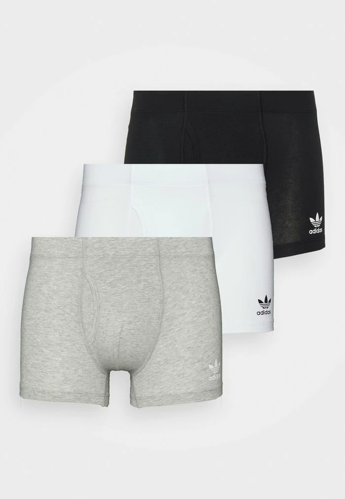 Adidas Originals TRUNK 3 PACK - Pants - White/black/grey 1 Adidas Originals TRUNK 3 PACK - Pants - White/black/grey