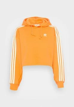 Adidas Originals ADICOLOR CLASSICS CROP - Hoodie - Bright Orange -Adidas Originals Shop 0fb0963f3cb44fff9bd7af1b60607e42