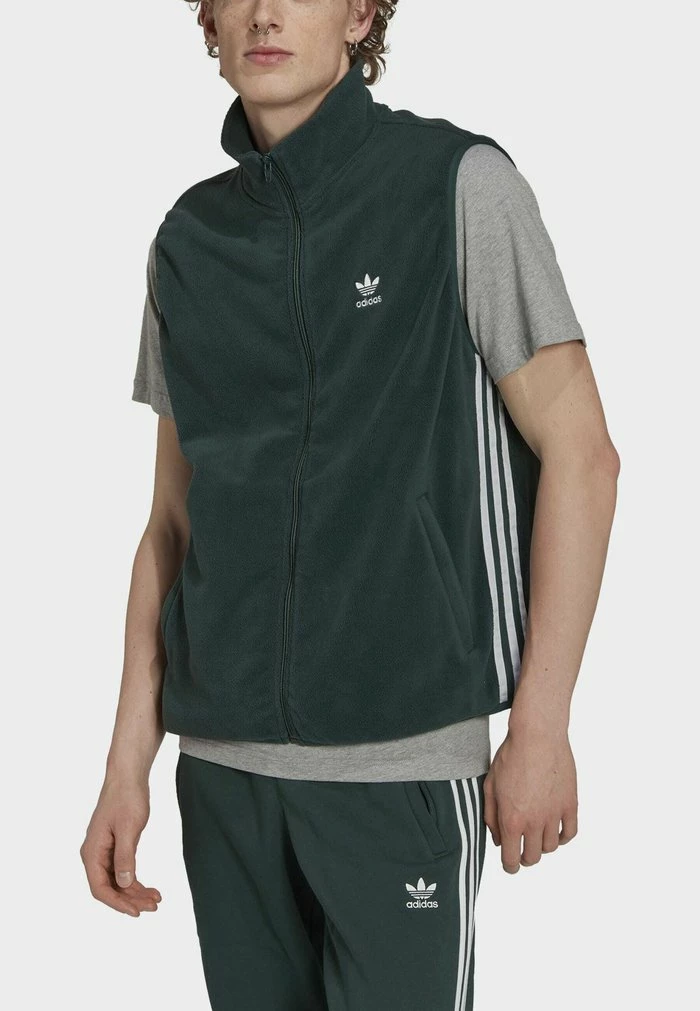Adidas Originals 3-STRI FL - Waistcoat - Green 5 Adidas Originals 3-STRI FL - Waistcoat - Green - Image 5