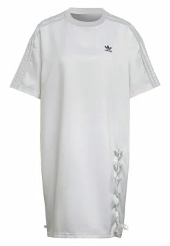 Adidas Originals ALWAYS ORIGINAL LACED - Jersey Dress - White -Adidas Originals Shop 11865c58432b45d8917fb3849b73446b
