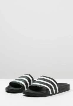 Adidas Originals ADILETTE UNISEX - Mules - Black/white -Adidas Originals Shop 125dcca6489a4f5ebf3f3b92a379b41f