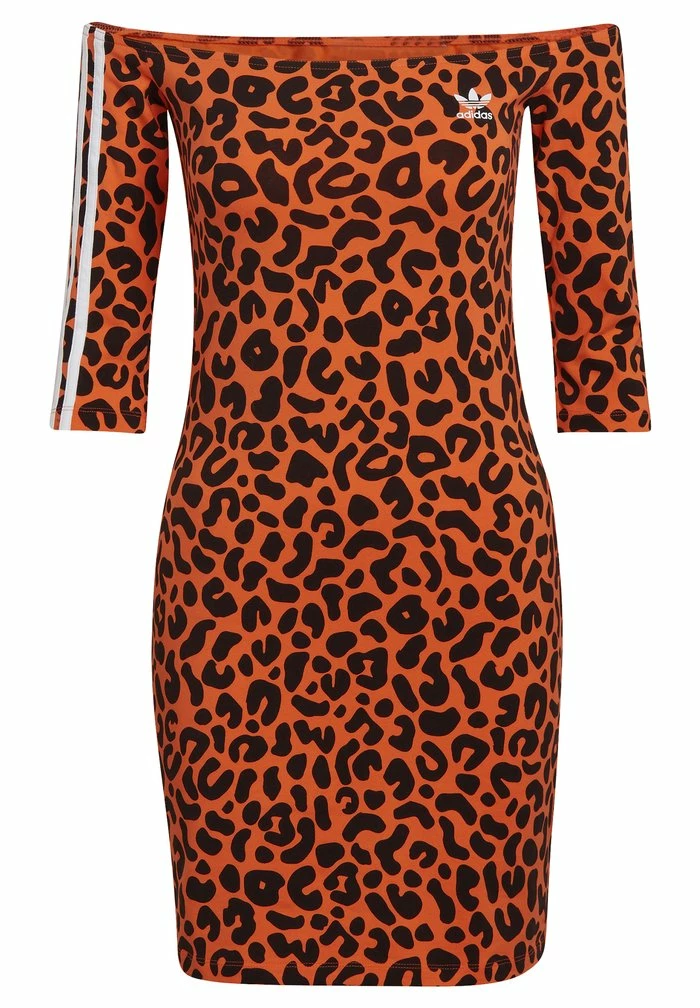 Adidas Originals RICH MNISI - Jersey Dress - True Orange/black 7 Adidas Originals RICH MNISI - Jersey Dress - True Orange/black - Image 7