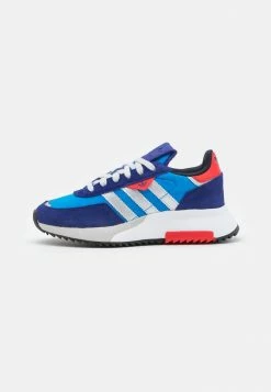 Adidas Originals RETROPY F2 UNISEX - Trainers - Blue Rush/silver Metalic/legacy Indigo