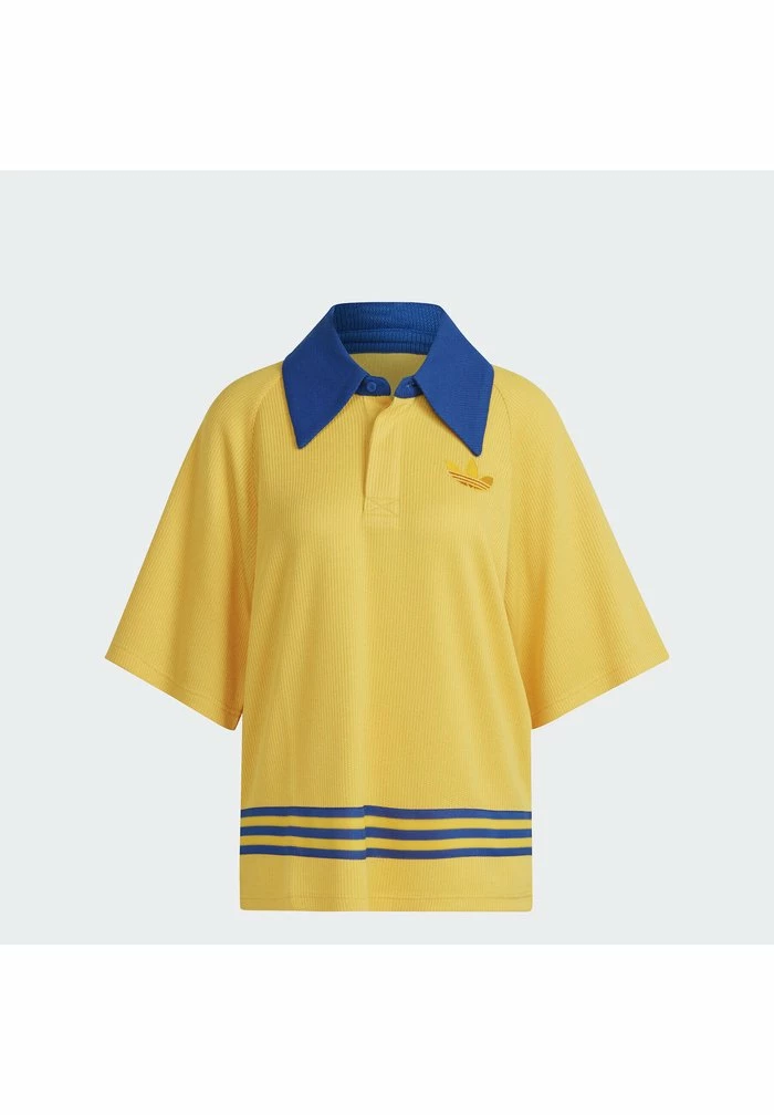 Adidas Originals 70S PACK - Polo Shirt - Bold Gold 8 Adidas Originals 70S PACK - Polo Shirt - Bold Gold - Image 8