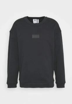 Adidas Originals SILICON CREW UNISEX - Sweatshirt - Black -Adidas Originals Shop 139dd491582045b591c027317f0b1f0d