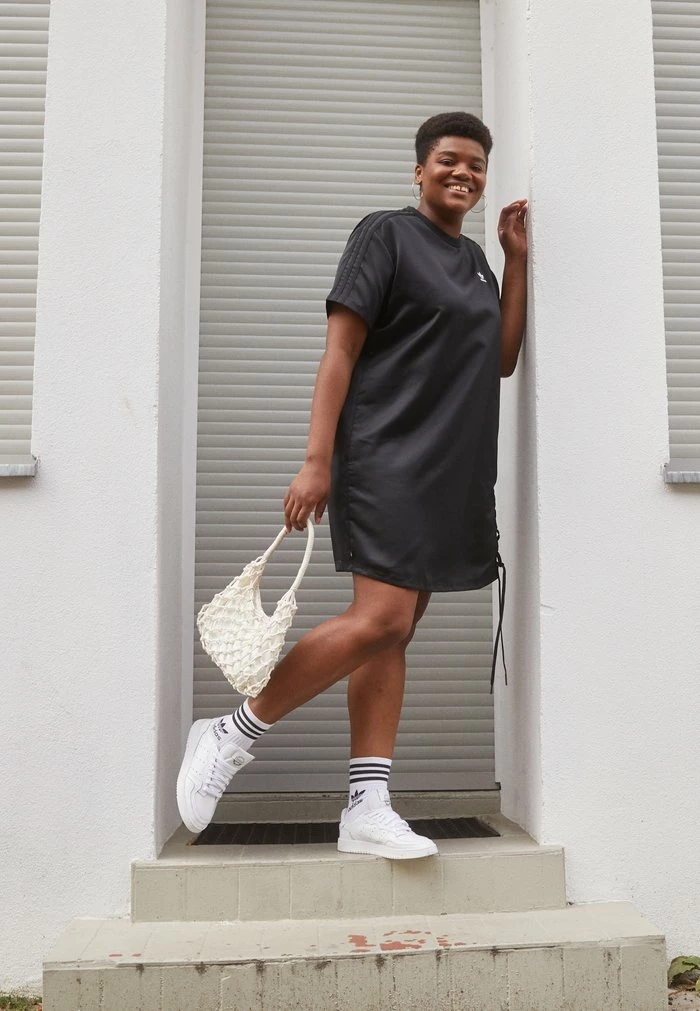 Adidas Originals TEE DRESS - Day Dress - Black 2 Adidas Originals TEE DRESS - Day Dress - Black - Image 2