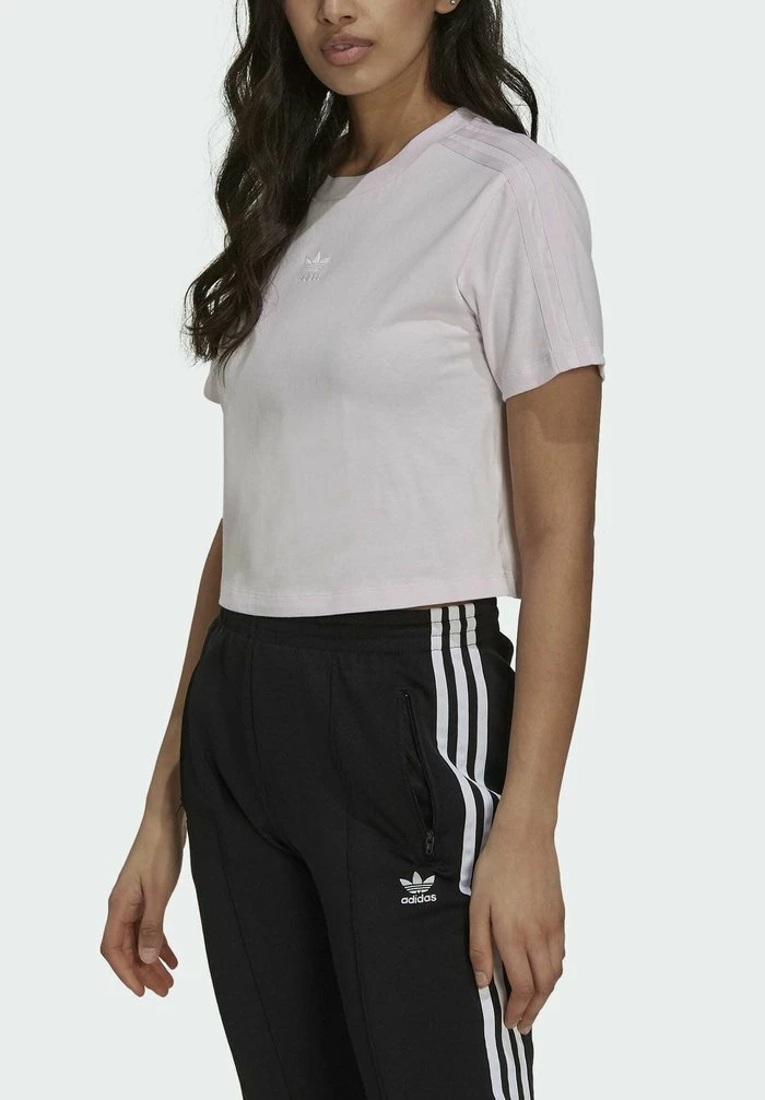 Adidas Originals TENNIS LUXE CROPPED ORIGINALS CROP - Print T-shirt - Pearl Amethyst 4 Adidas Originals TENNIS LUXE CROPPED ORIGINALS CROP - Print T-shirt - Pearl Amethyst - Image 4