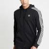 Adidas Originals STRIPES UNISEX - Zip-up Sweatshirt - Black