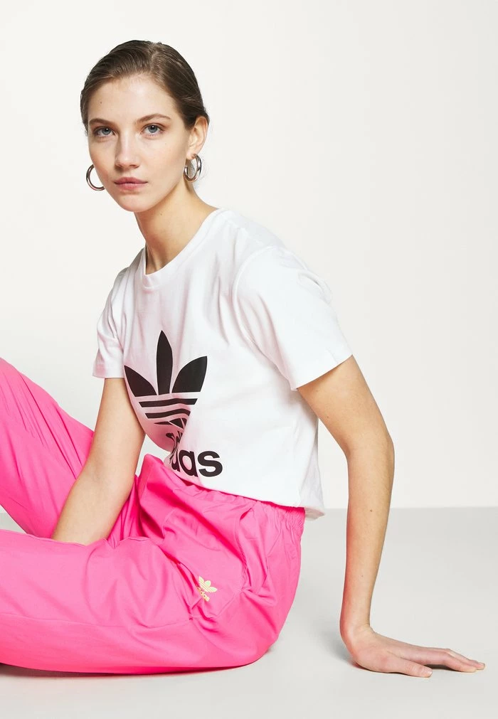 Adidas Originals TREFOIL TEE - Print T-shirt - White 4 Adidas Originals TREFOIL TEE - Print T-shirt - White - Image 4