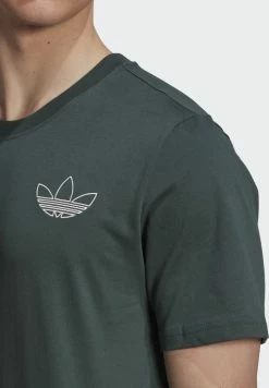 Adidas Originals TREF SER T STY - Basic T-shirt - Mineral Green -Adidas Originals Shop 15c69d0036da4864847906cf8f2e88e3