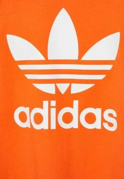 Adidas Originals TREFOIL TEE UNISEX - Print T-shirt - Semi Impact Orange -Adidas Originals Shop 1696527727ff4b89ab67872fba7a6645