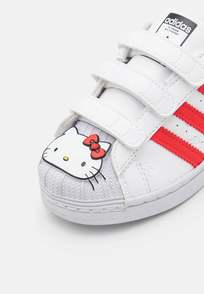 Adidas Originals SUPERSTAR CF UNISEX - Trainers - White/vivid Red/core Black 6 Adidas Originals SUPERSTAR CF UNISEX - Trainers - White/vivid Red/core Black - Image 6